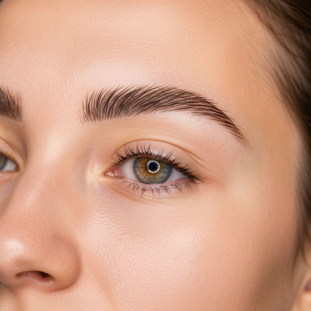 După - Microblading sprâncene